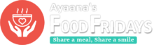 Ayaana's Food Fridays logo white